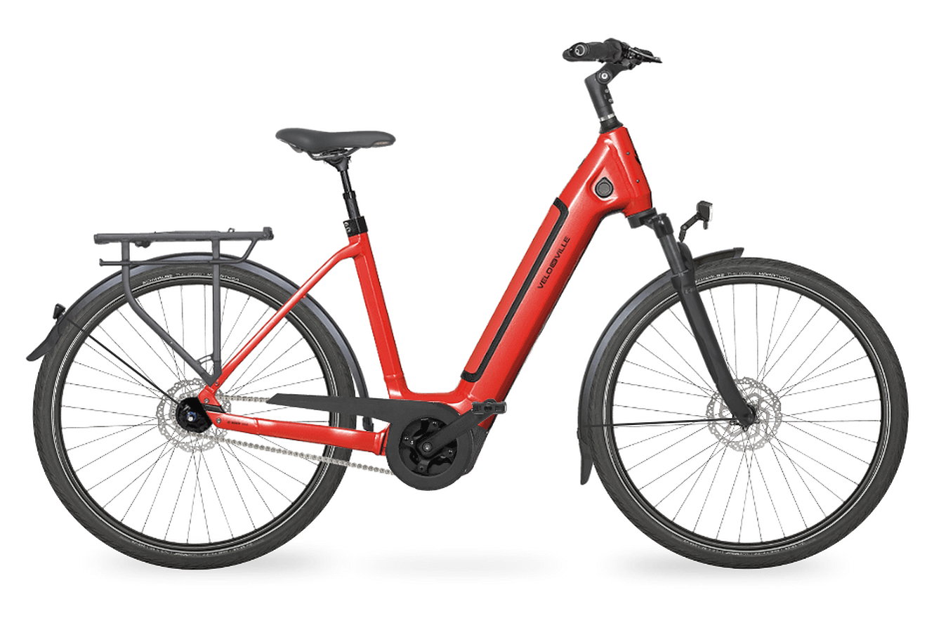 Velo de Ville AEB 490 PRO Wave scarlet red glanz, 48 cm | (28")