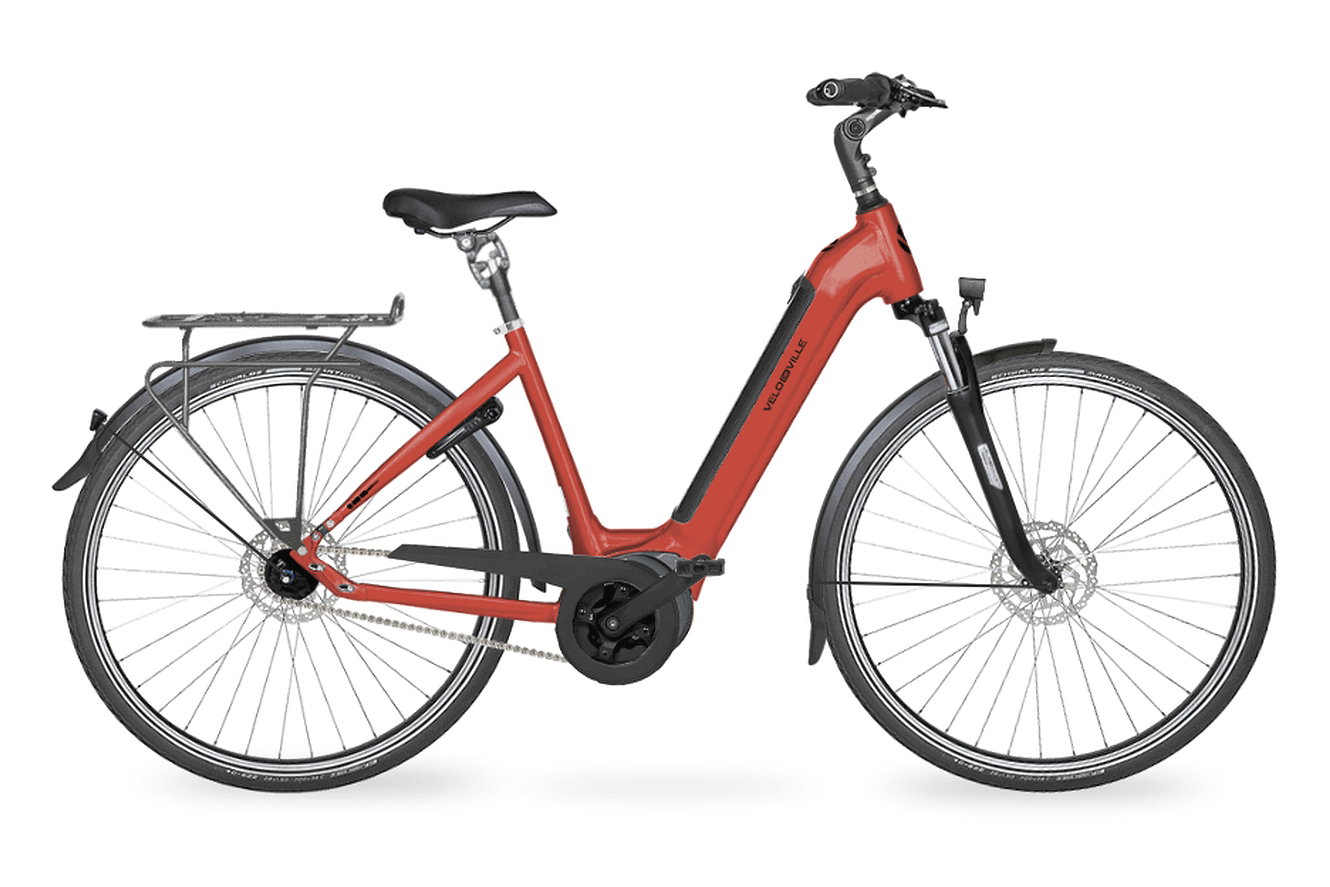 Velo de Ville AEB 490 PURE Wave scarlet red glanz, 50 cm | (28")