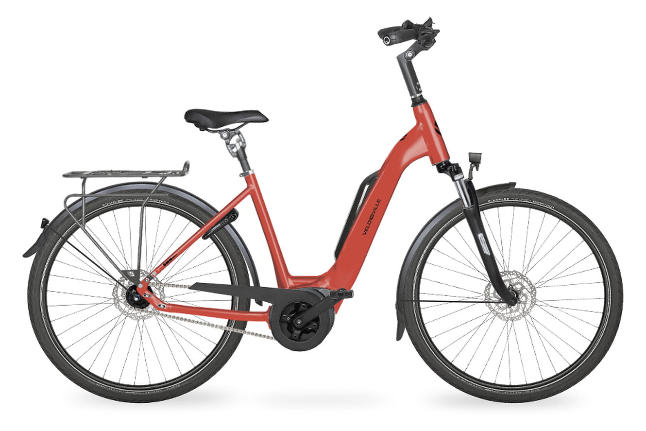 Velo de Ville AEB 800 CLASSIC Wave scarlet red glanz, 45 cm | (28")