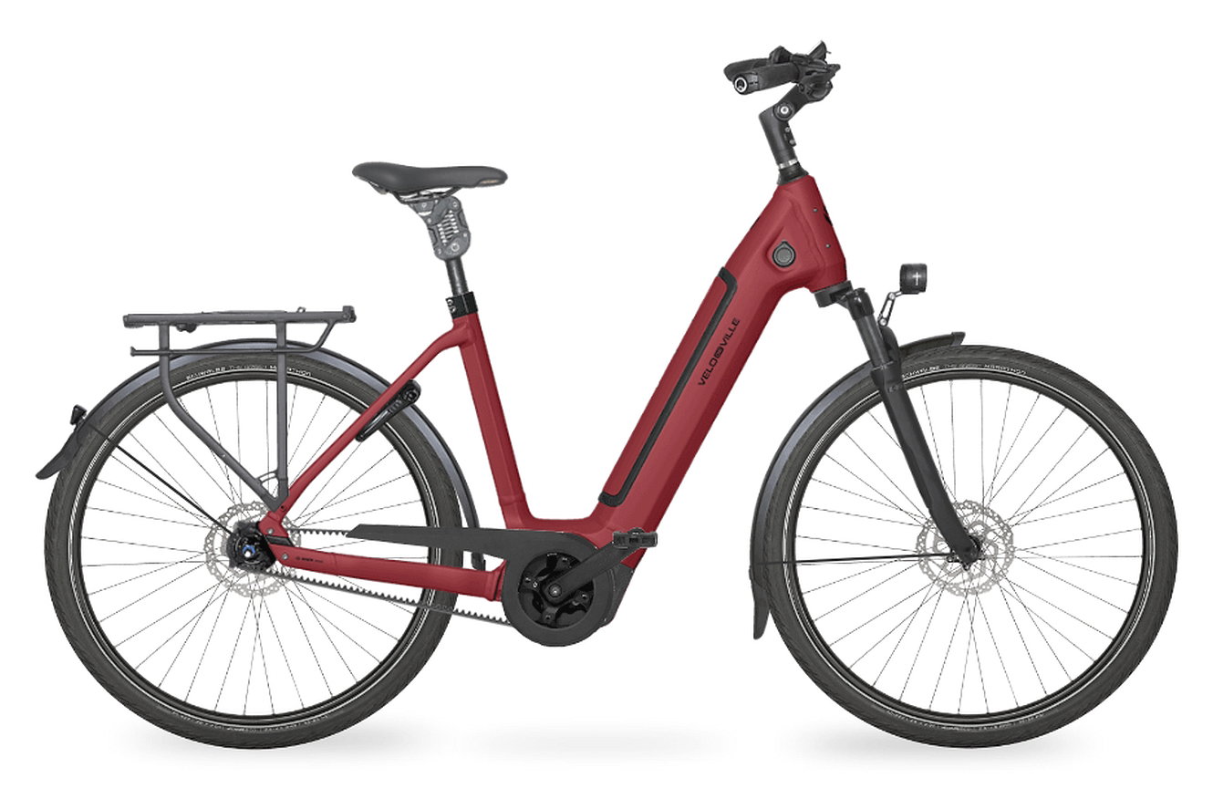 Velo de Ville AEB 890 PRO Wave ruby red matt, 48 cm | (28")