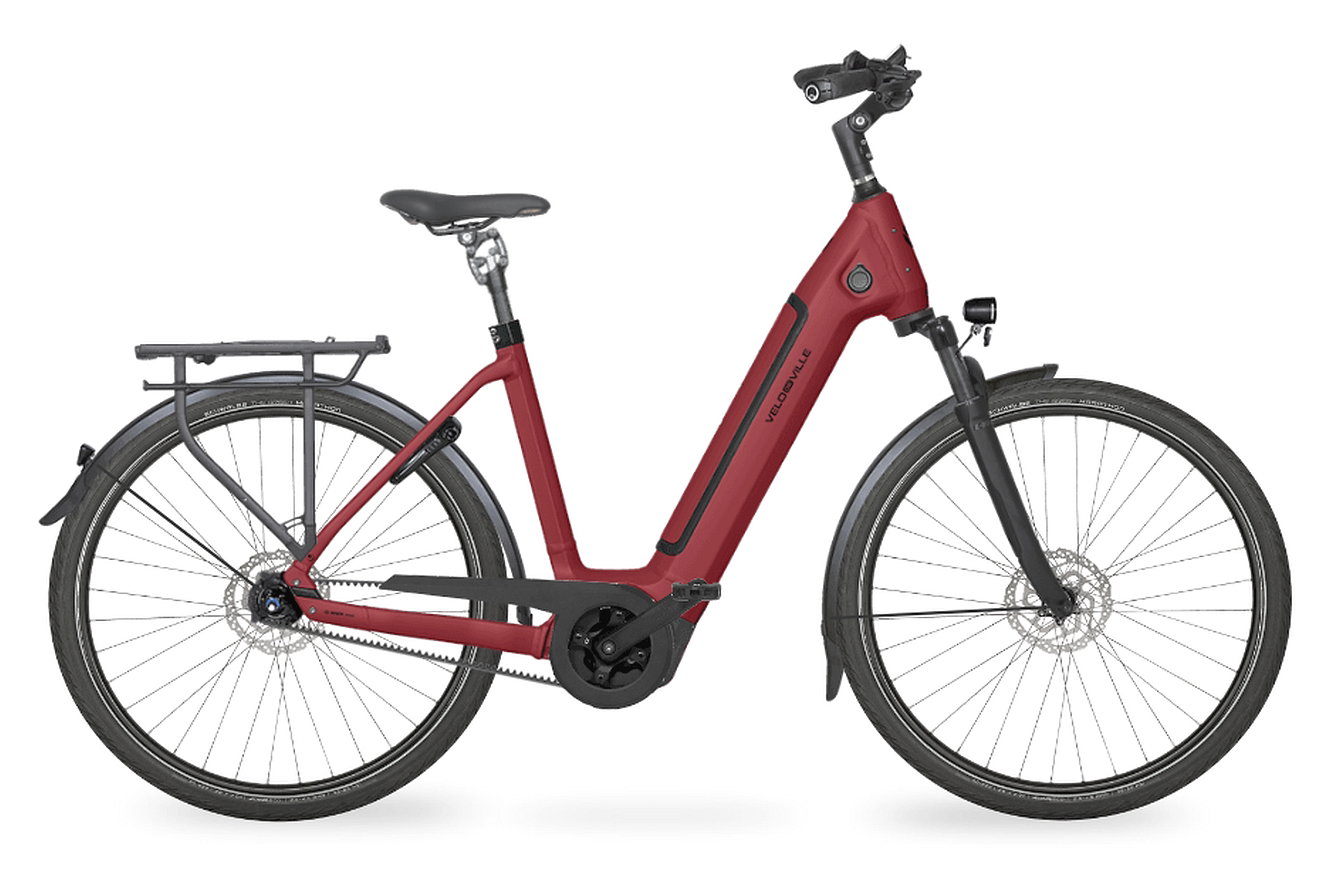 Velo de Ville AEB 990PX PRO Wave ruby red matt, 53 cm | (28")