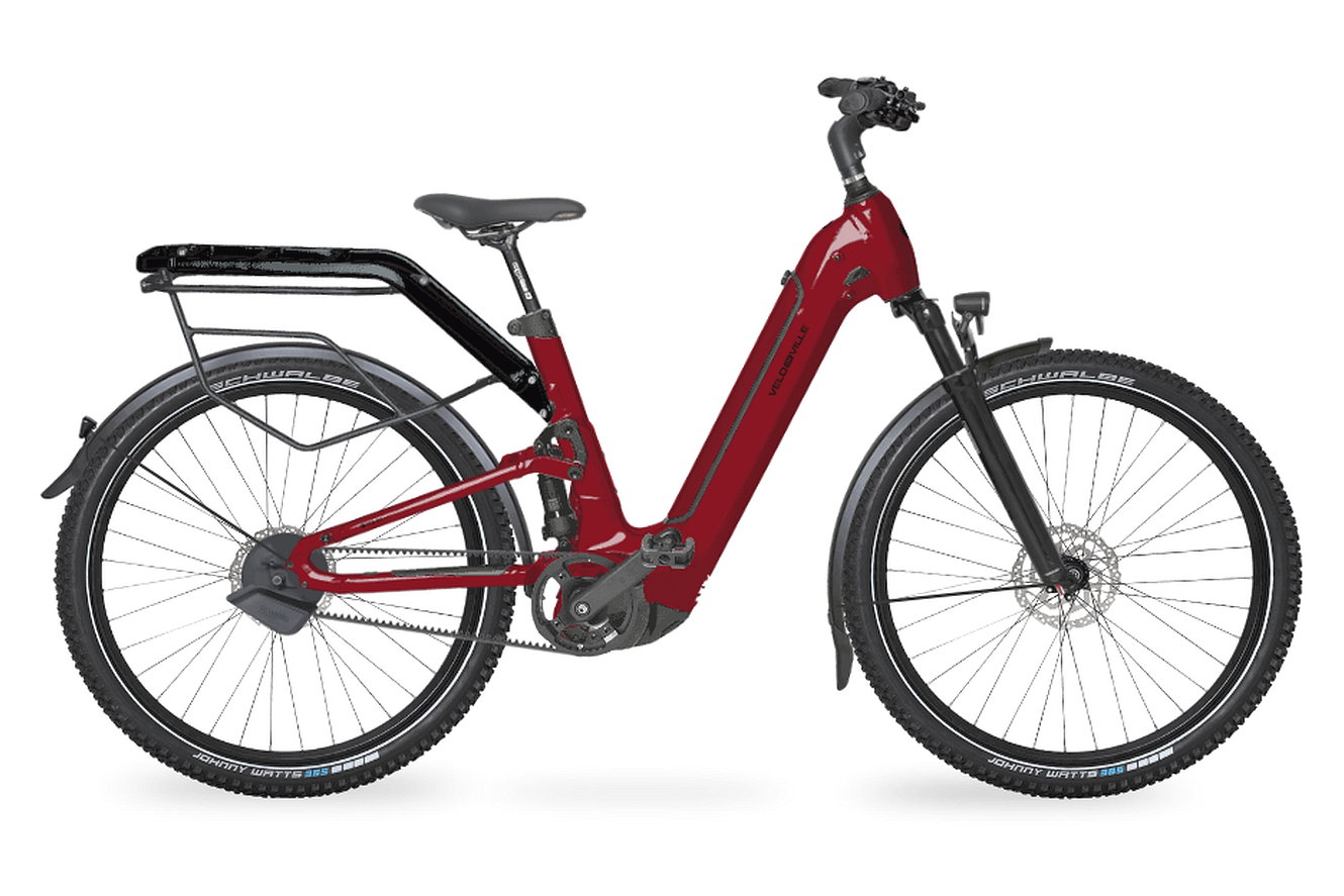 Velo de Ville FEB 990 Wave ruby red glanz, 48 cm | (27,5")