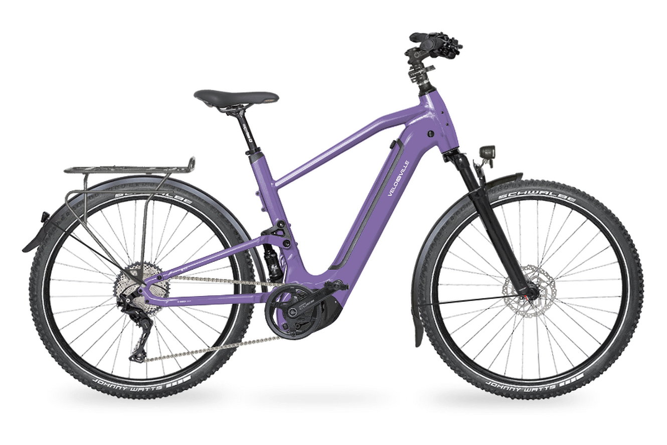 Velo de Ville FEB 990CX Diamant velvet purple glanz, 53 cm | (27,5")