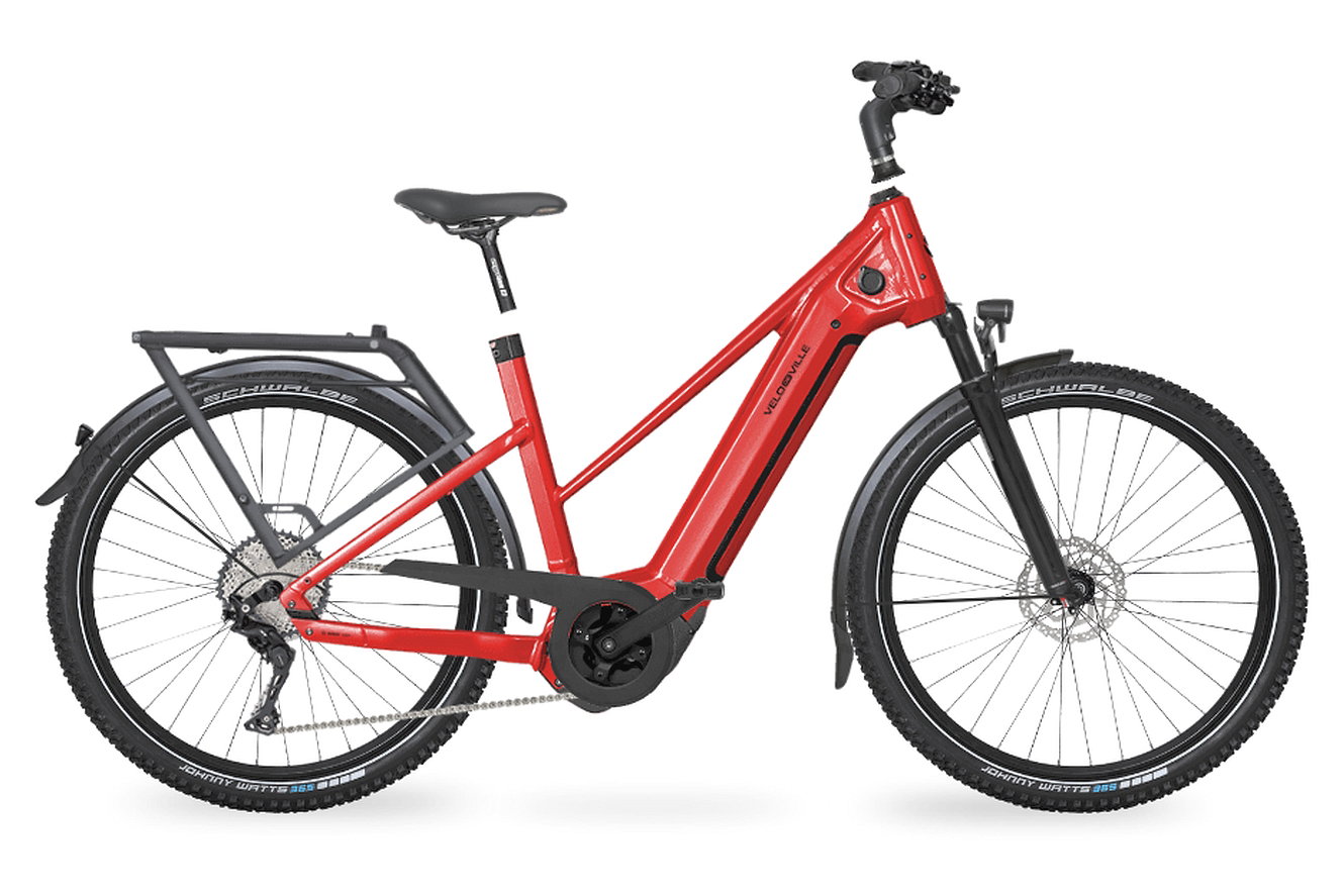 Velo de Ville SEB 290 PRO Trapez scarlet red glanz, 48 cm | (27,5")