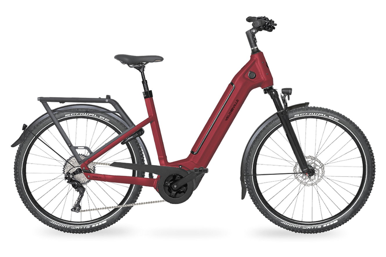 Velo de Ville SEB 890 PRO Wave ruby red matt, 53 cm | (27,5")