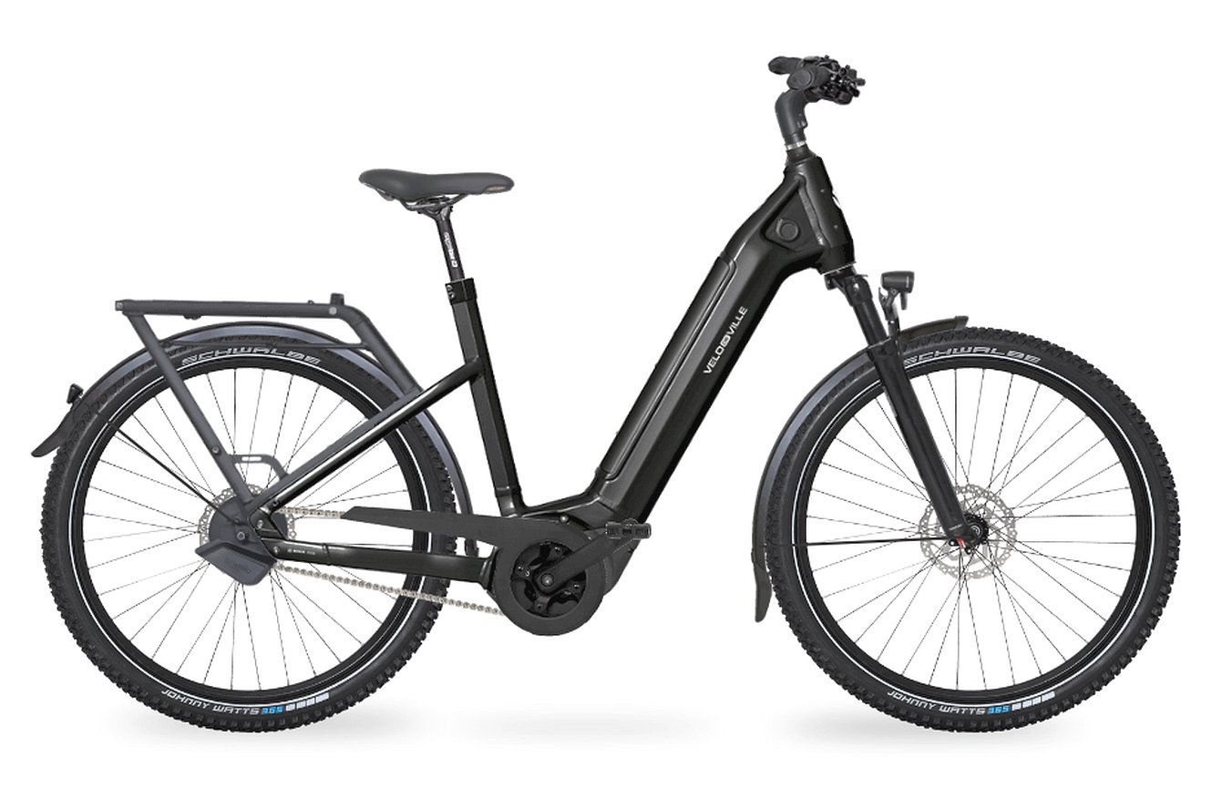 Velo de Ville SEB 990 PRO Wave deep black glanz, 53 cm | (27,5")