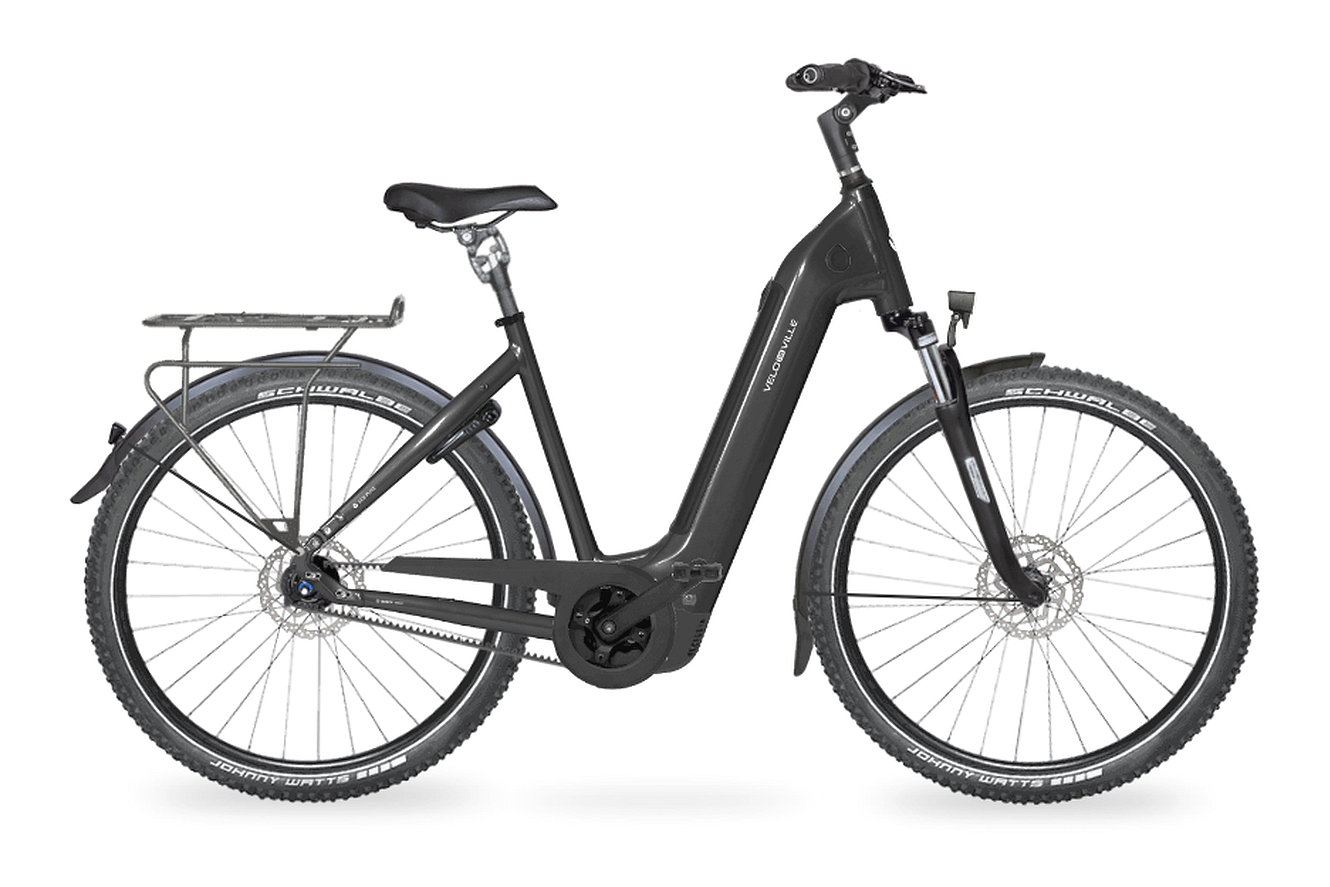 Velo de Ville SEB 990PX PURE Wave deep black glanz, 53 cm | (27,5")