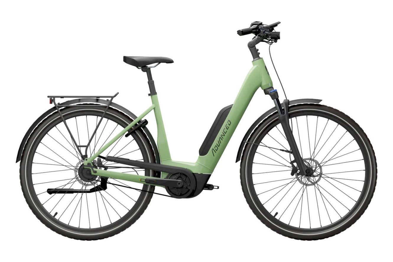 ADVANCED EBIKE TOUR Easy 8G FL 545 Gates CDX Wave basil green, 50 cm (28")