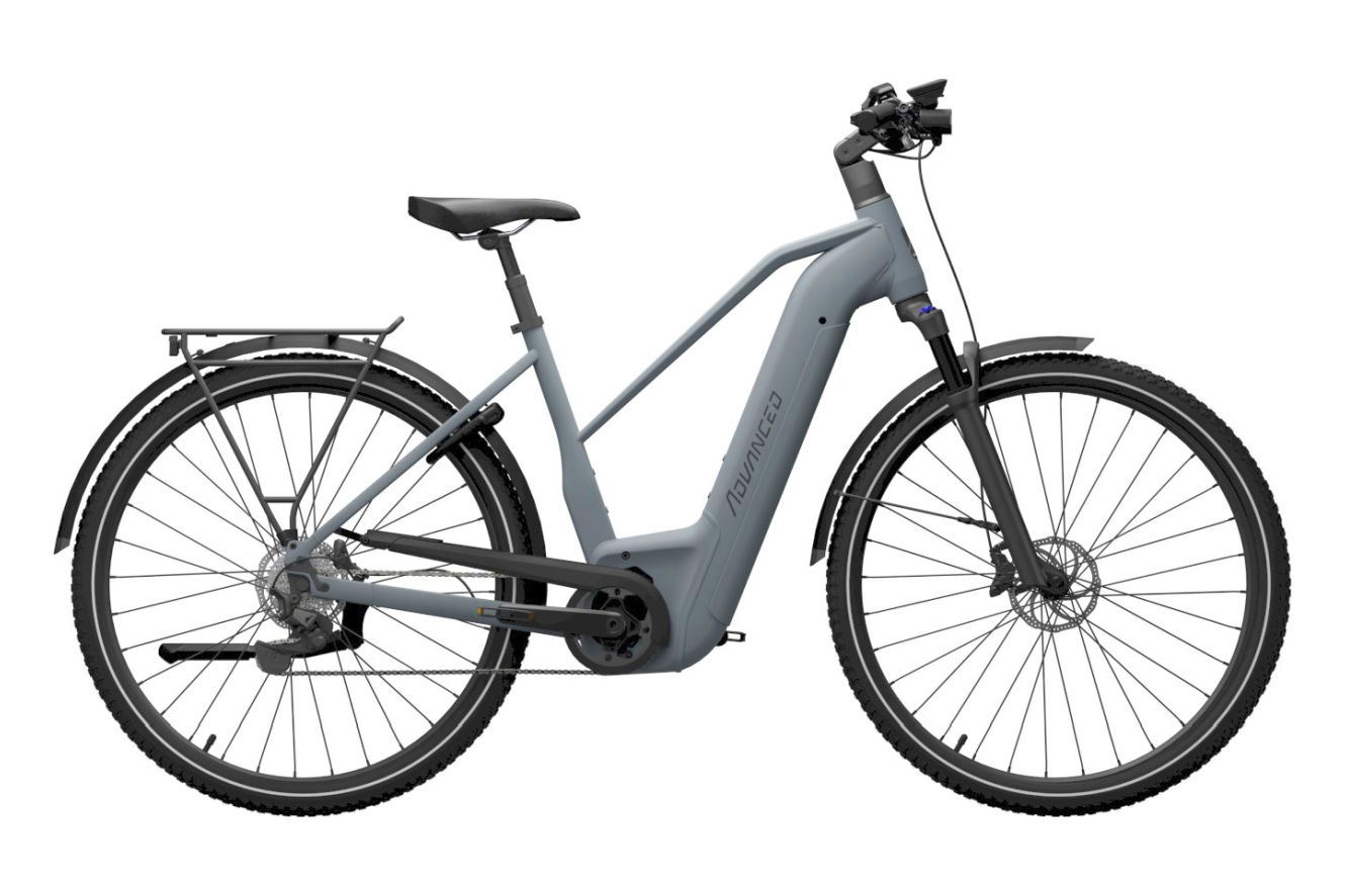 ADVANCED EBIKE TREKKING Pro 750 5G FL Gates CDX Mixed elefant grey, 55 cm (28")