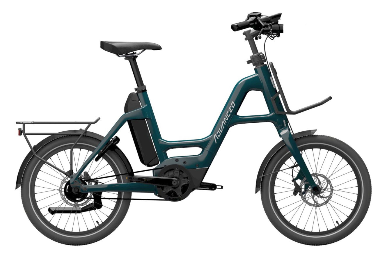 ADVANCED EBIKE URBAN Easy 5G FL 545 Gates CDX Intuvia Compact ocean blue, 46 cm (20")