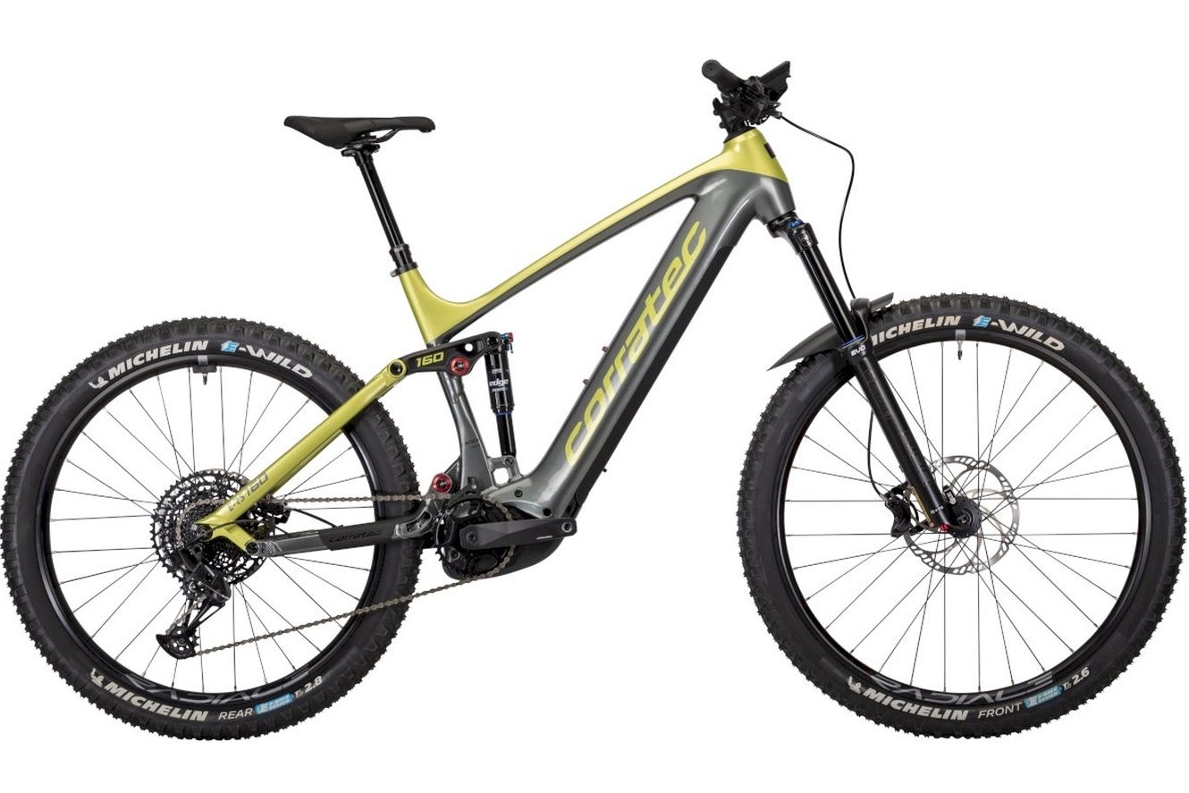 Corratec E-Power RS 160 Elite Gent silber-grau/grün, 52 cm