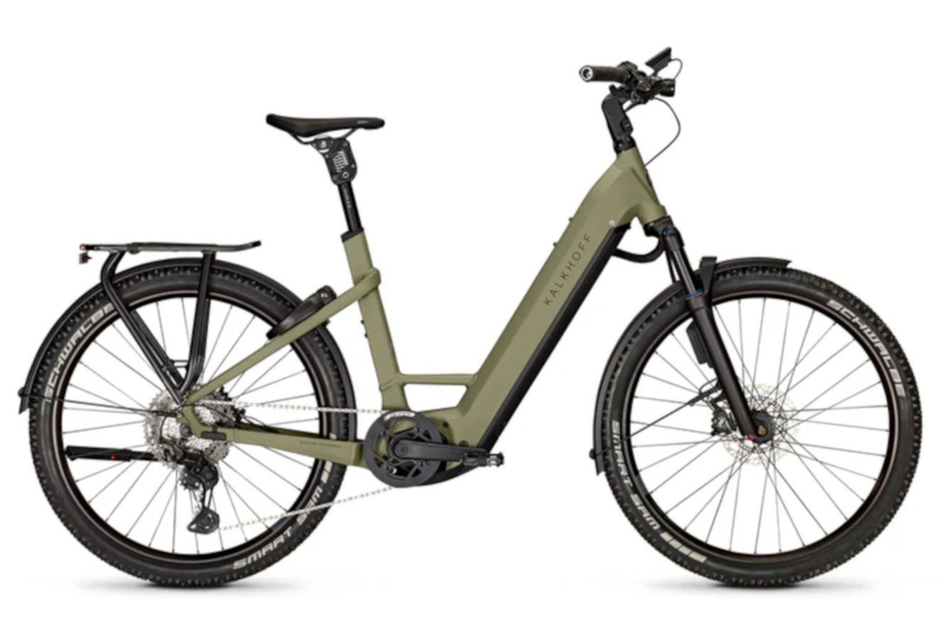 Kalkhoff ENTICE 7.B ADVANCE+ ABS 750 Wave urbangreen matt, 43 cm (27,5")