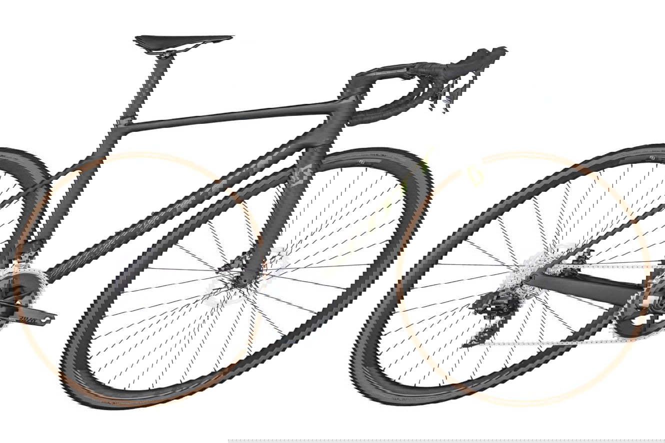 Scott Addict RC 30 Diamant raw carbon, 28" - L