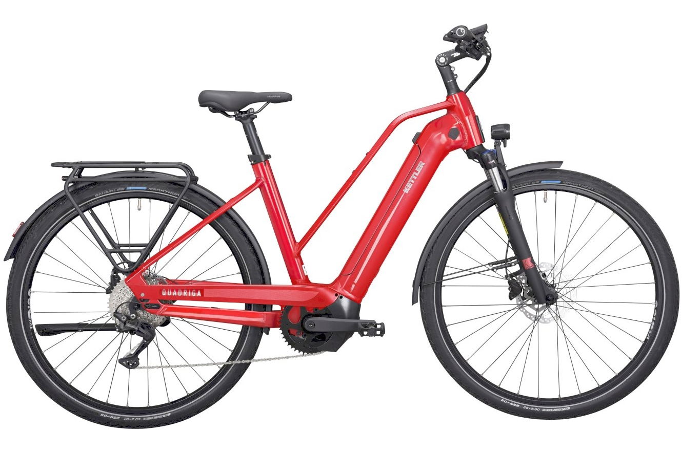 KETTLER QUADRIGA CX10 LG 750 Trapez classic red shiny, 48 cm | (28")