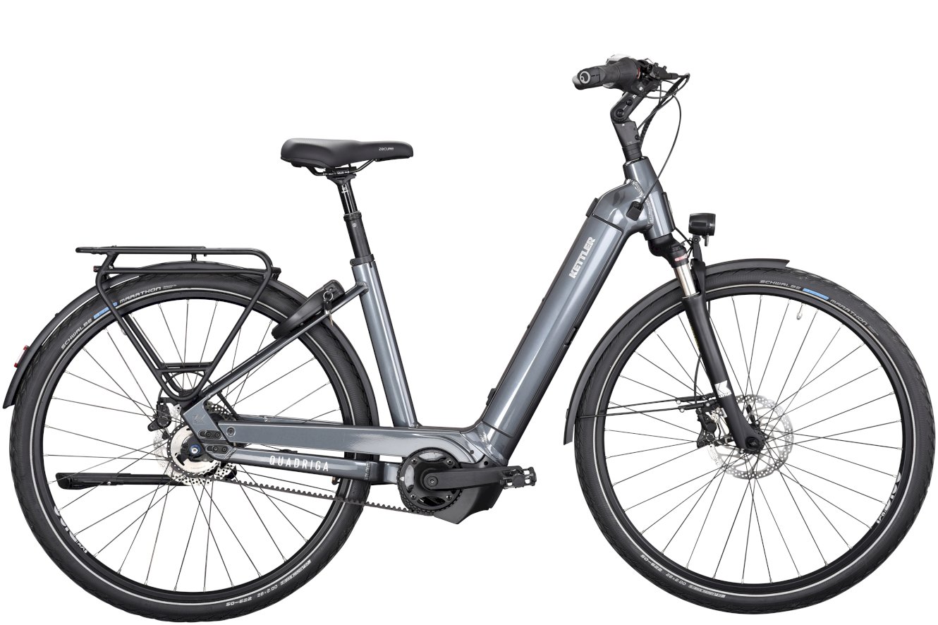 Kettler QUADRIGA CX5 HD BENELUX BELT F 750 Wave granite shiny, 48 cm (28")