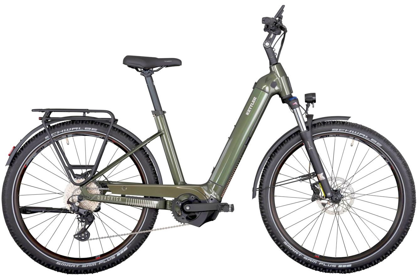 KETTLER QUADRIGA TOWN & COUNTRY CX10 LG 625 Wave classic green shiny, 46 cm | (27,5")