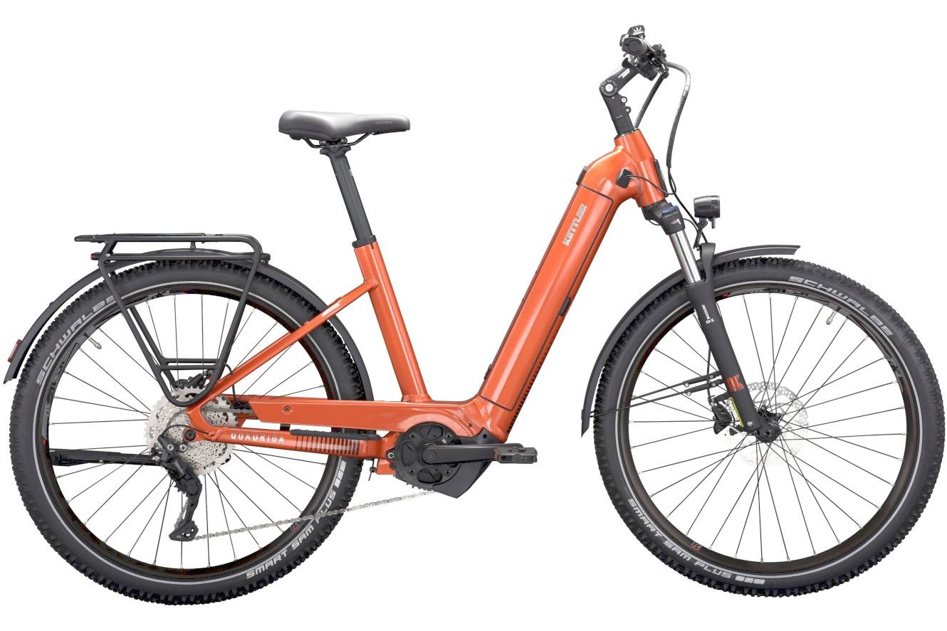 KETTLER QUADRIGA TOWN & COUNTRY P10 625 Wave sport orange shiny, 51 cm | (27,5")