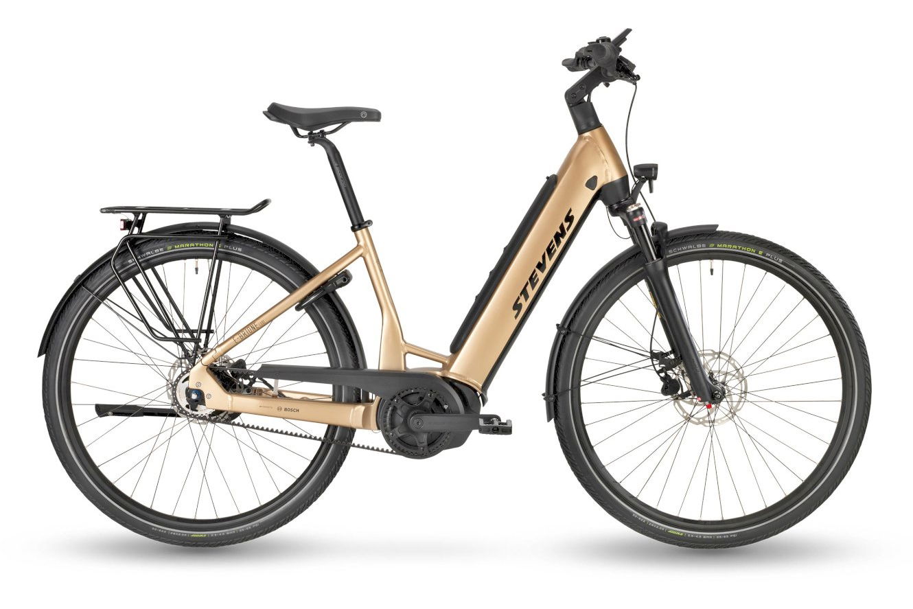 Stevens E-Brione Luxe Forma golden sand, 56 cm (28")