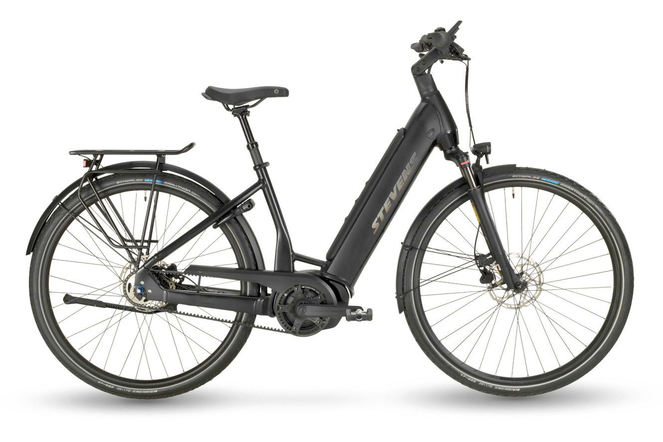 Stevens E-Courier Luxe Forma stealth black, 52 cm (28")