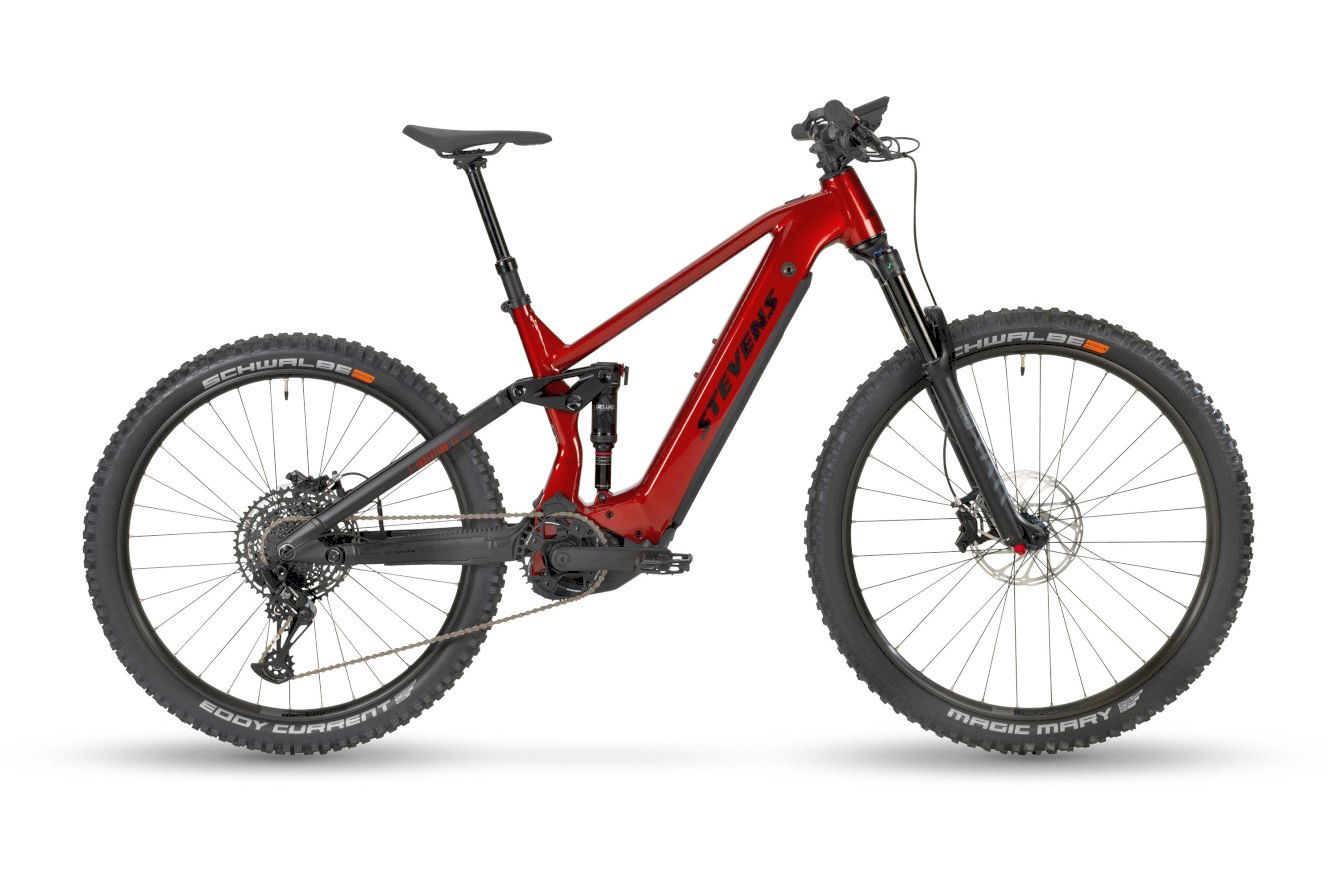 Stevens E-Inception AM 7.6.1 GTF Diamant pearl red, 22"