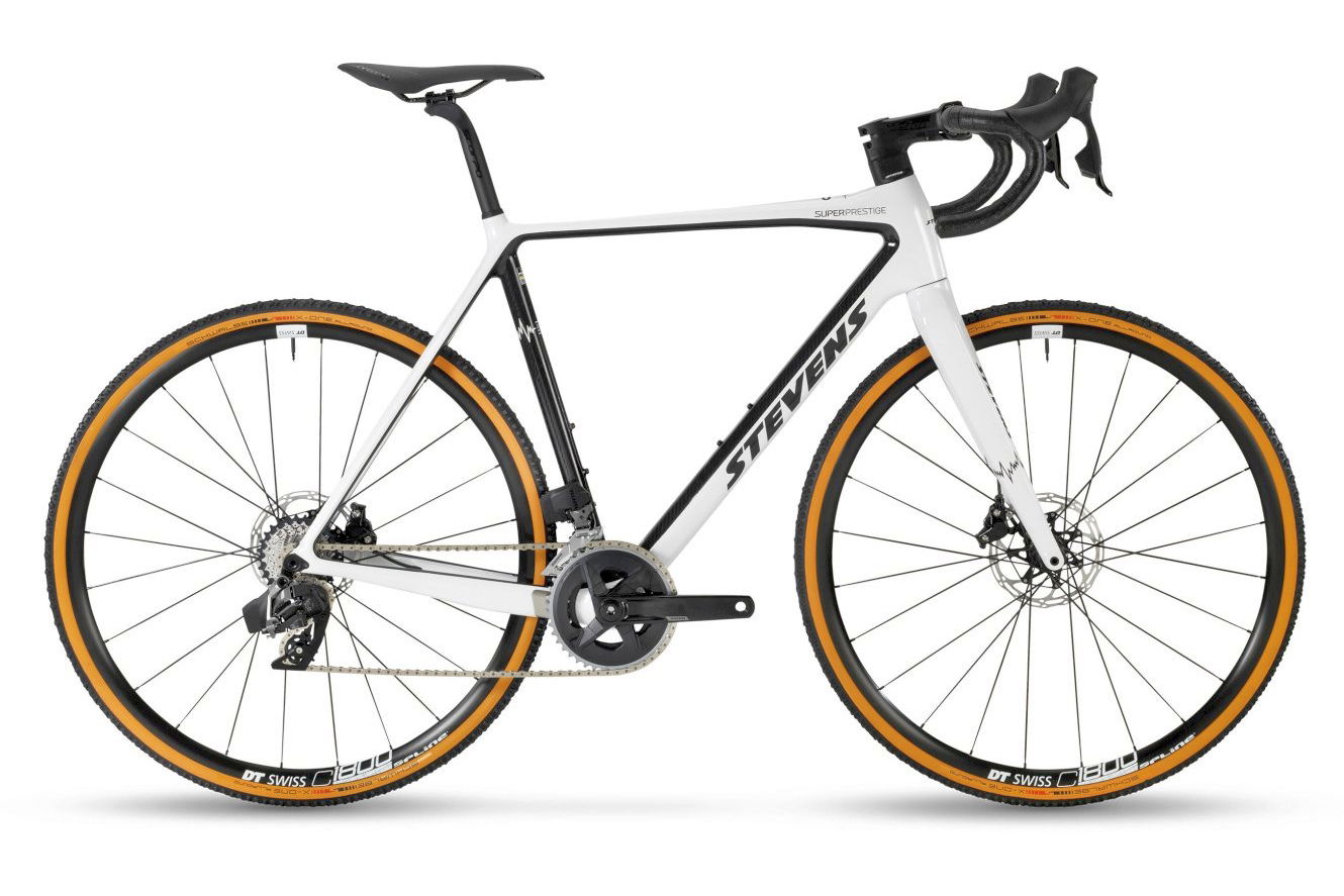 Stevens Super Prestige Rival AXS Diamant carrara white carbon, 58 cm (28")