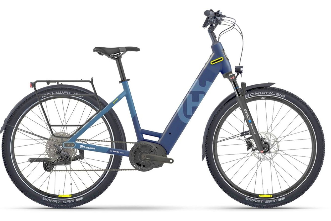 Husqvarna E-bicycles Crosser 2 Wave dark blue / light blue, 46 cm (27,5") - M