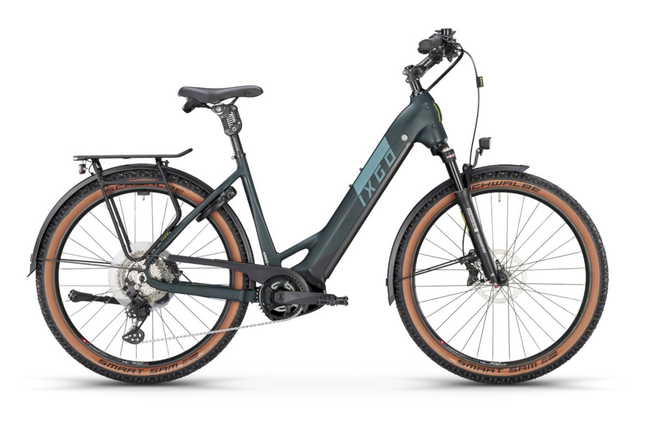 IXGO MT-E FOUR + Wave forest green, 53 cm | (27,5")