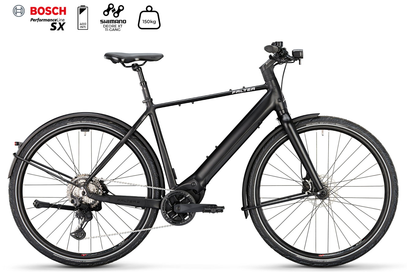 FALTER U 8.0 E Diamant descent black, 53 cm | (28")
