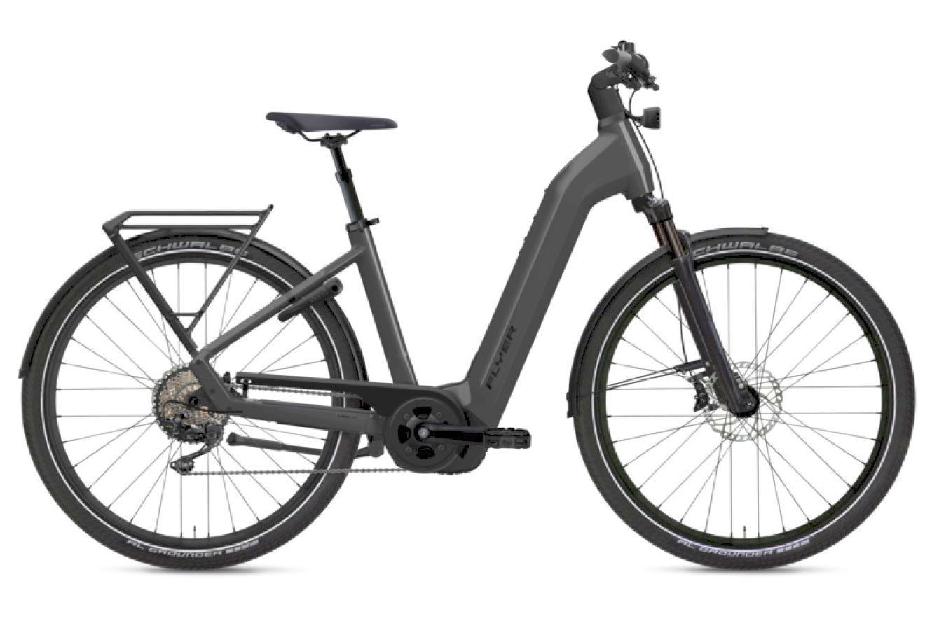 FLYER Gotour 7.10 Comfort cold anthracite gloss, 28" - M