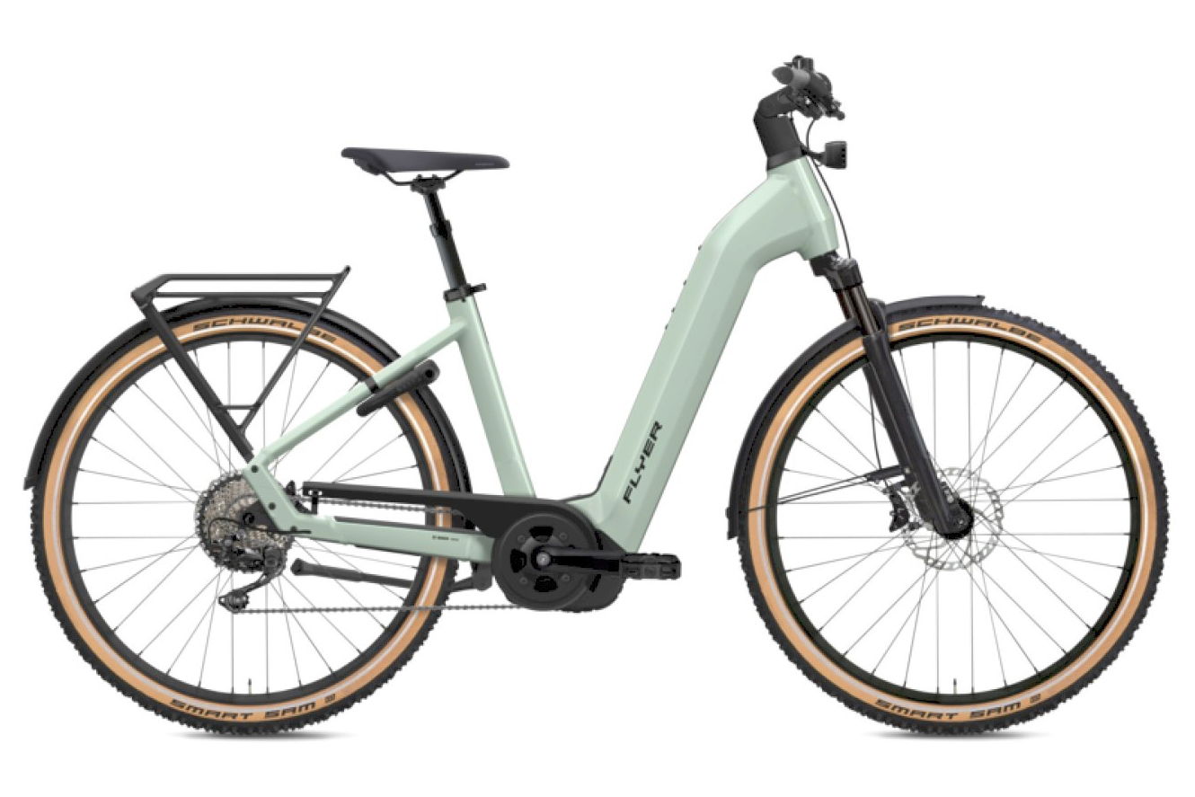 FLYER Gotour 7.12 XC Comfort frosty sage gloss, 28" - S