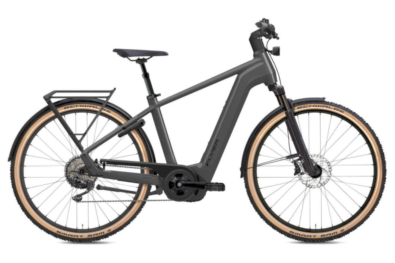 FLYER Gotour 7.12 XC Gents cold anthracite gloss, 28" - L