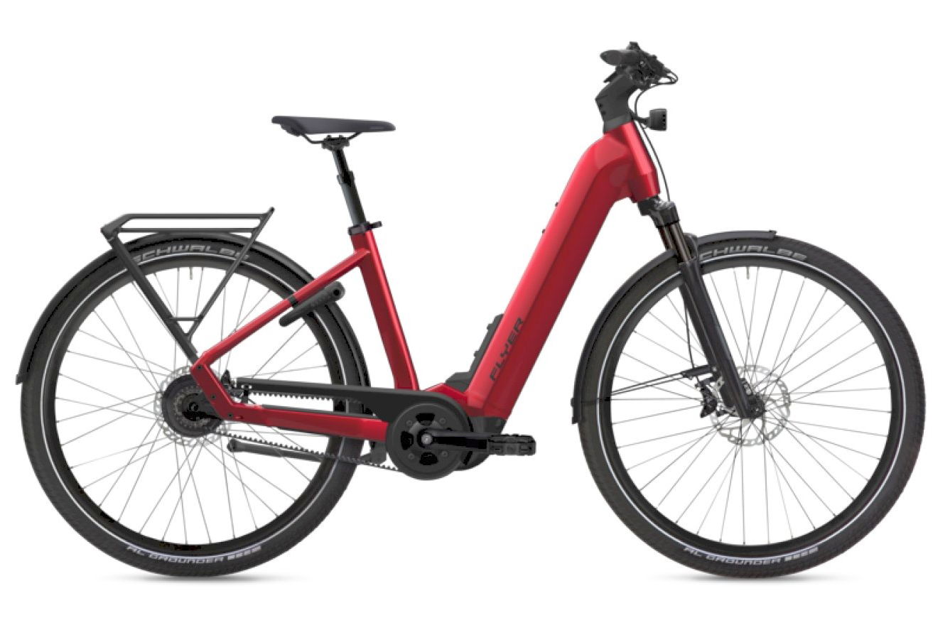 FLYER Upstreet 7.23 Comfort mercury red gloss, 28" - S