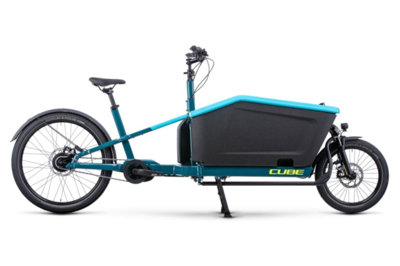 CUBE Cargo Hybrid 500 Long John blue´n´lime, Onesize | (20/27,5"")