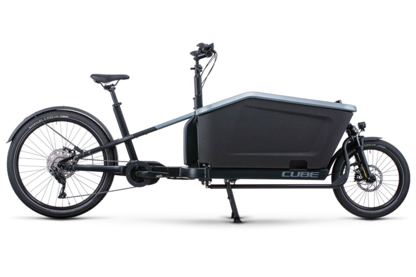 CUBE Cargo Sport Dual Hybrid 1000 Long John flashgrey´n´black, Onesize | (20/27,5"")