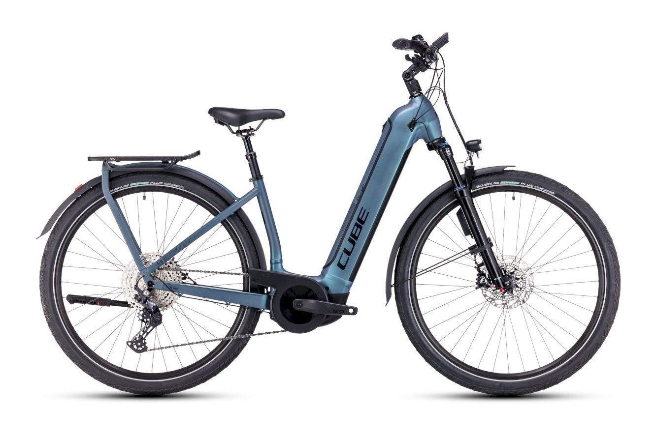 Cube Kathmandu Hybrid ABS 750 Easy Entry smaragdgrey´n´blue, 54 cm (29") - M