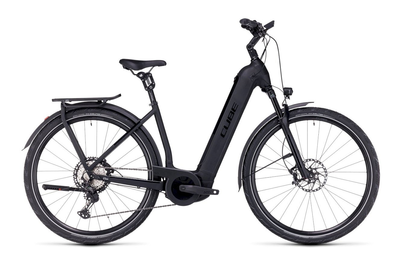 Cube Kathmandu Hybrid SLT 750 Easy Entry black´n´metal, 50 cm (29") -  S
