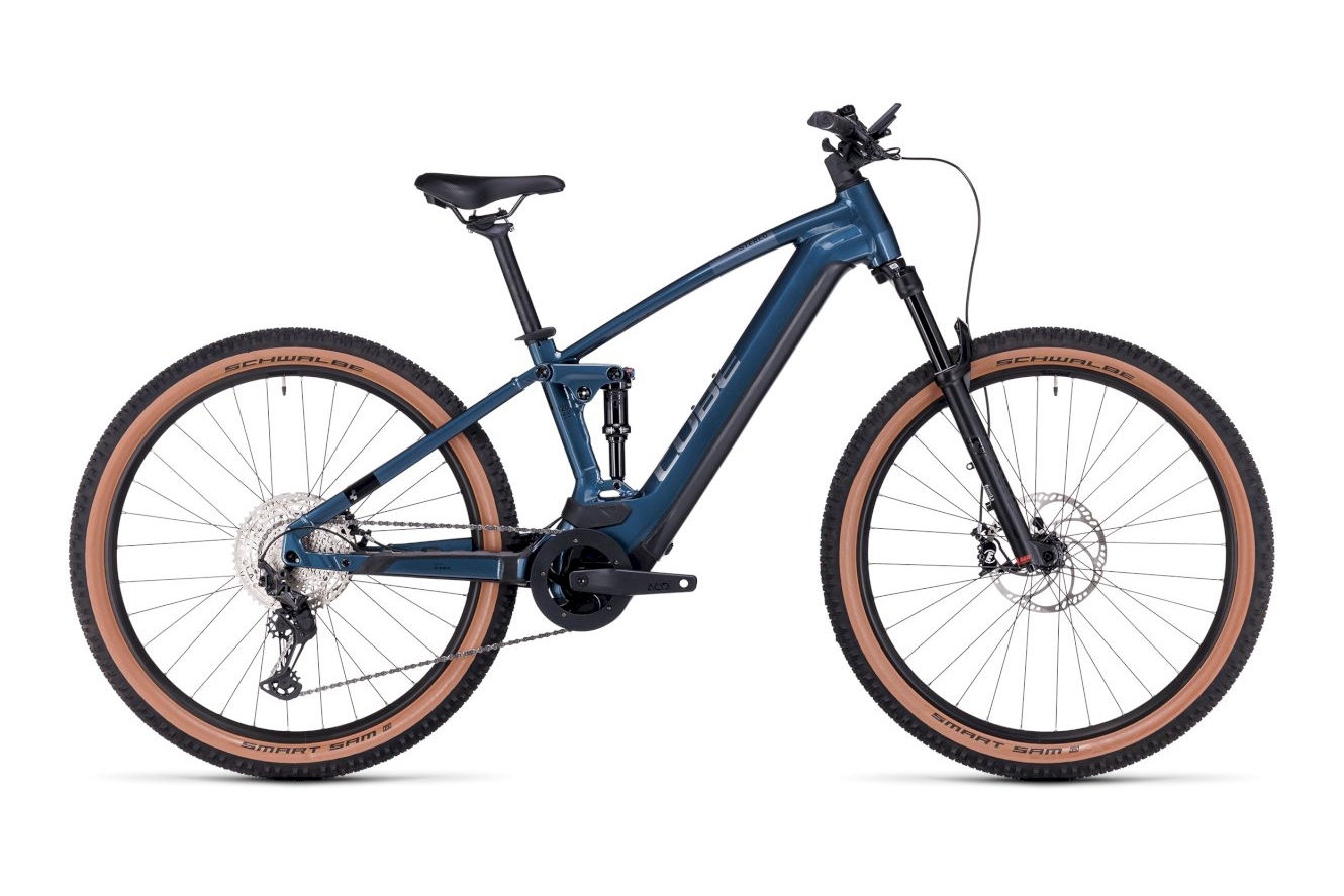 Cube Stereo Hybrid 120 Race 750 Men petrolblue´n´chrome, 16" - S