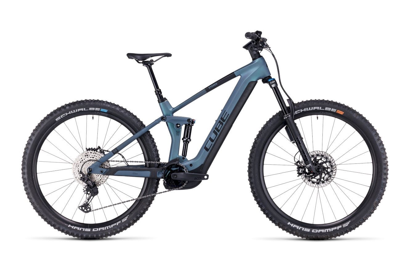 Cube Stereo Hybrid 140 HPC ABS 750 Men smaragdgrey´n´blue, 18"