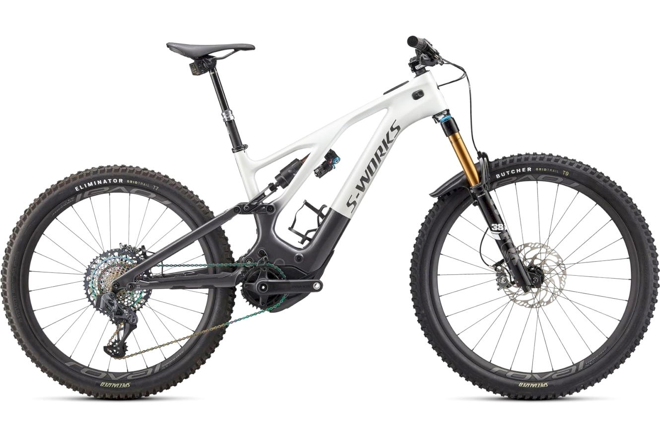 SPECIALIZED S-Works Turbo Levo Diamant metallic white silver / chrome / dream silver, S