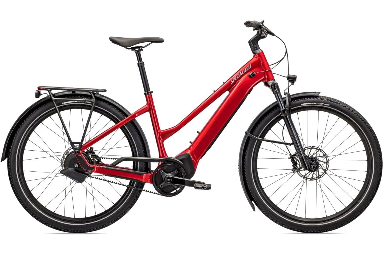 SPECIALIZED Turbo Vado 5.0 IGH Step-Through 2022 Trapez red tint / silver reflective, 28" - L