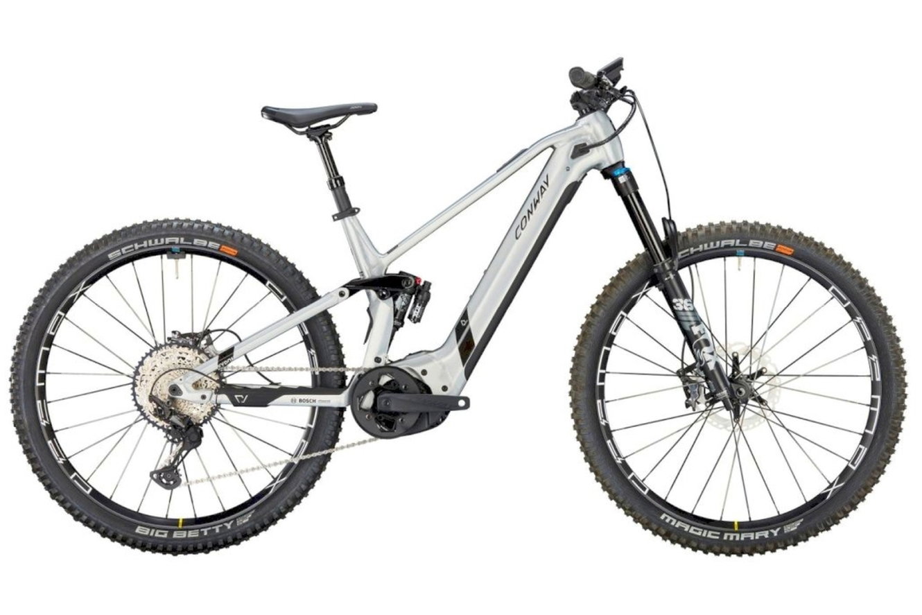 Conway Xyron S 5.9 Full Suspension aluminiumrawmatt/blackmetallic, 43 cm (29")