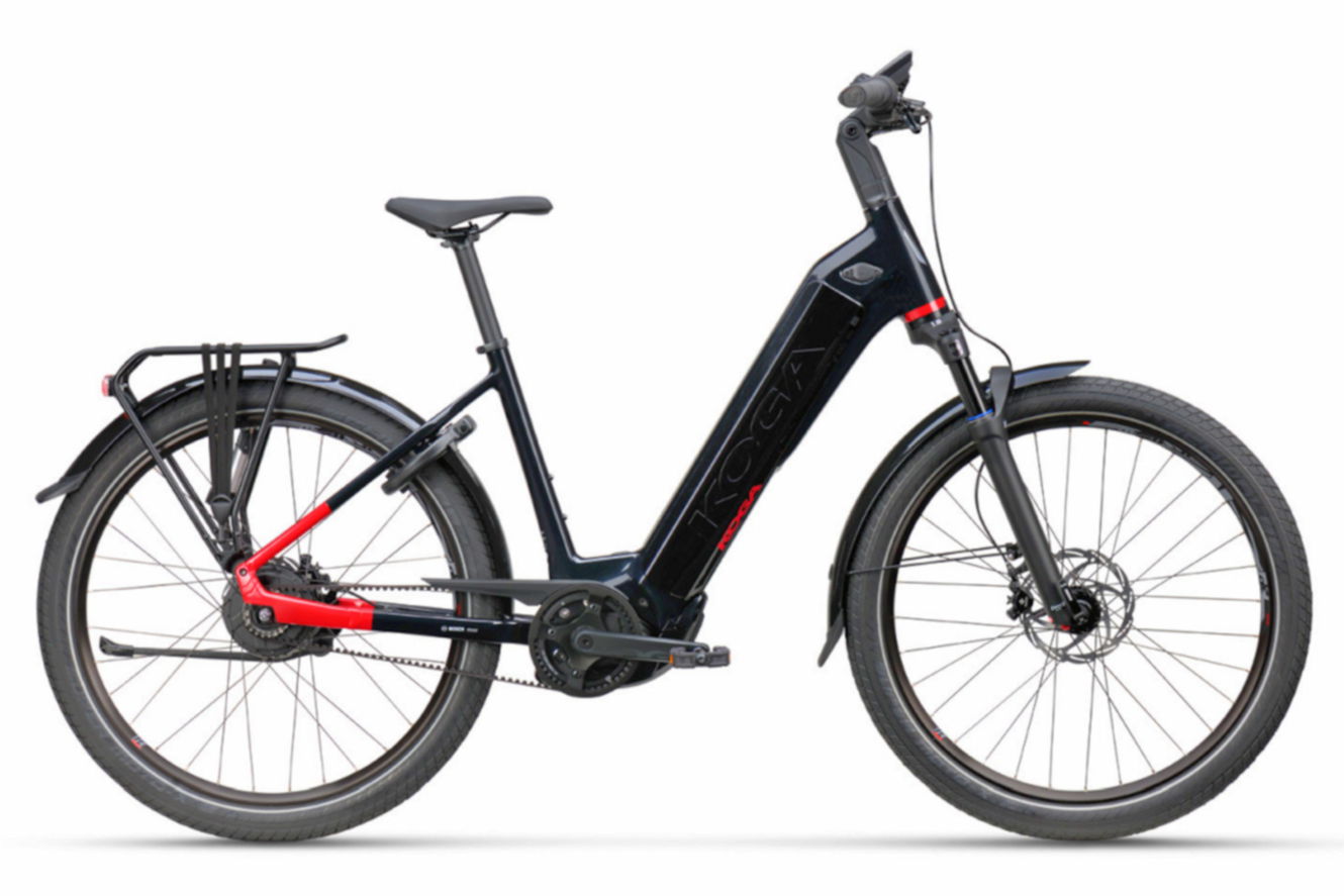 Koga PACE B10 LADY Wave panther black / siena red high gloss, 53 cm | L | (27,5")