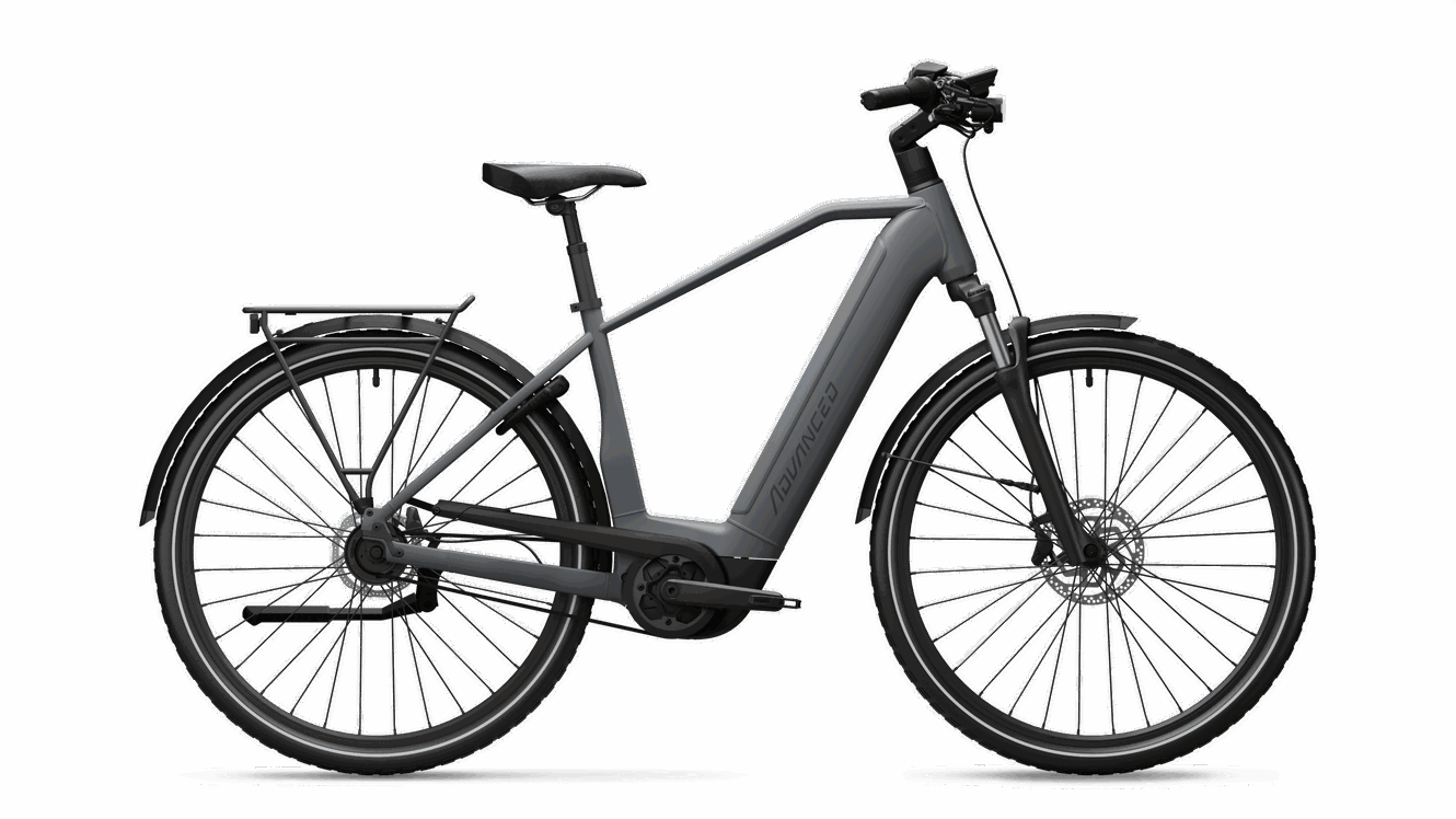ADVANCED EBIKE TOUR Pro 750 Enviolo TR Auto Gates Diamant stone grey, 60 cm (24") - XL