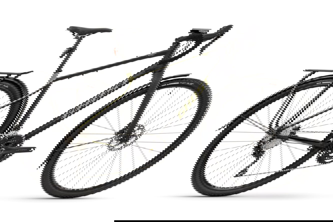 Ghost ASKET ESSENTIAL EQ High black/light kaki matt, 52 cm | L | (28")