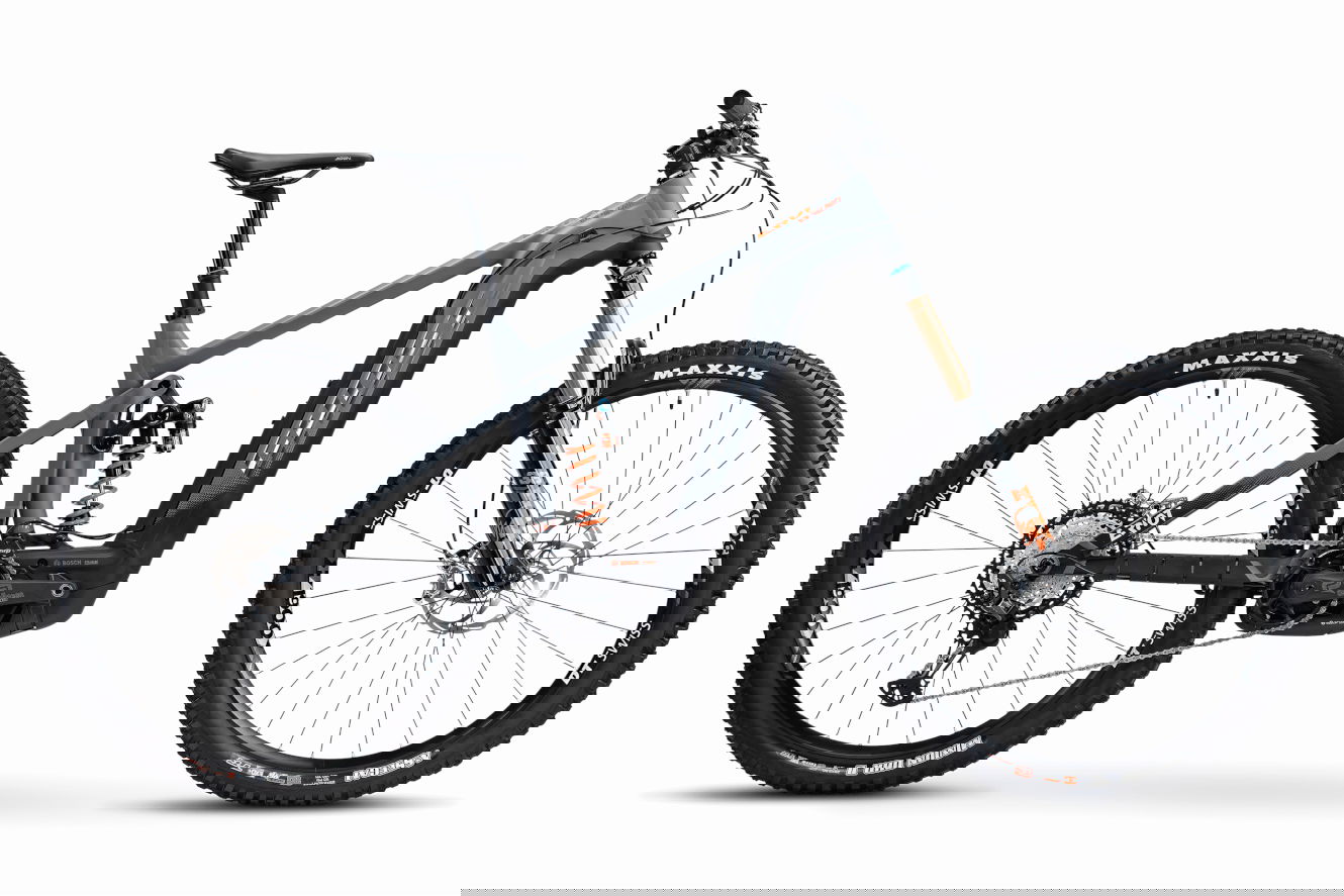 Ghost E-RIOT EN FULL PARTY High grey/black - matt/glossy, 46 cm | L | (29")