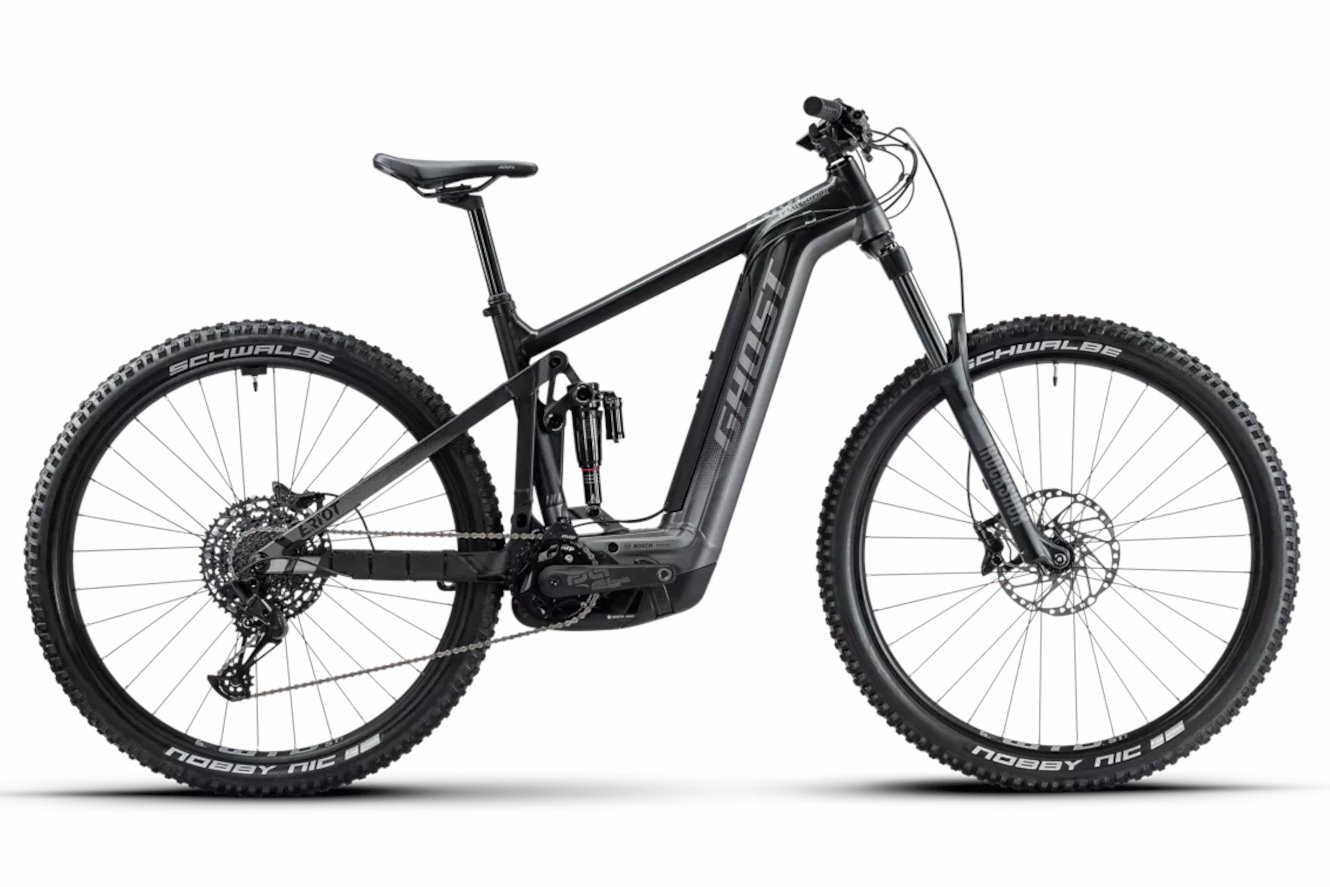 Ghost E-RIOT TRAIL ESSENTIAL High black/pearl dark grey - matt, 46 cm | L | (29")
