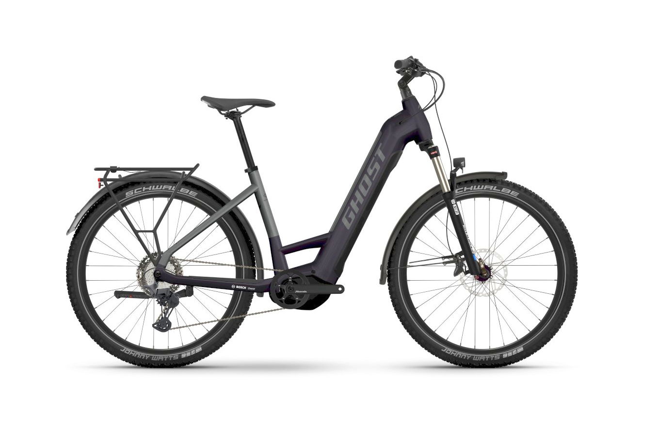 Ghost E-TERU B Advanced EQ LOW Damen black/dark grey - glossy, 45 cm | (27,5")