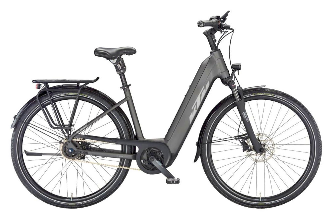 KTM MACINA CITY 610 XL Wave machine grey matt (silver+orange), 56 cm (28")