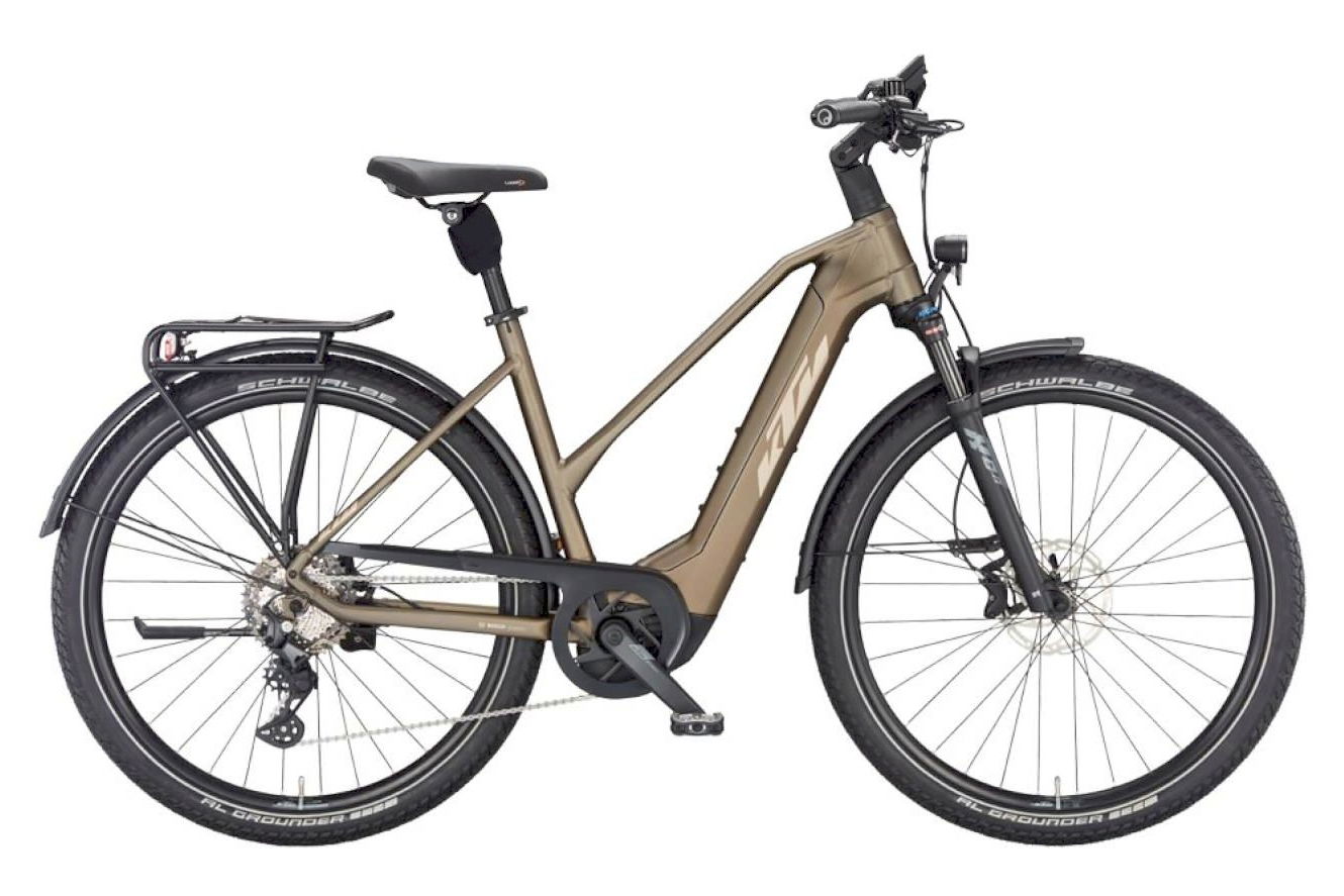 KTM MACINA GRAN 710 Trapez oak matt (champagne+orange), 51 cm (29")