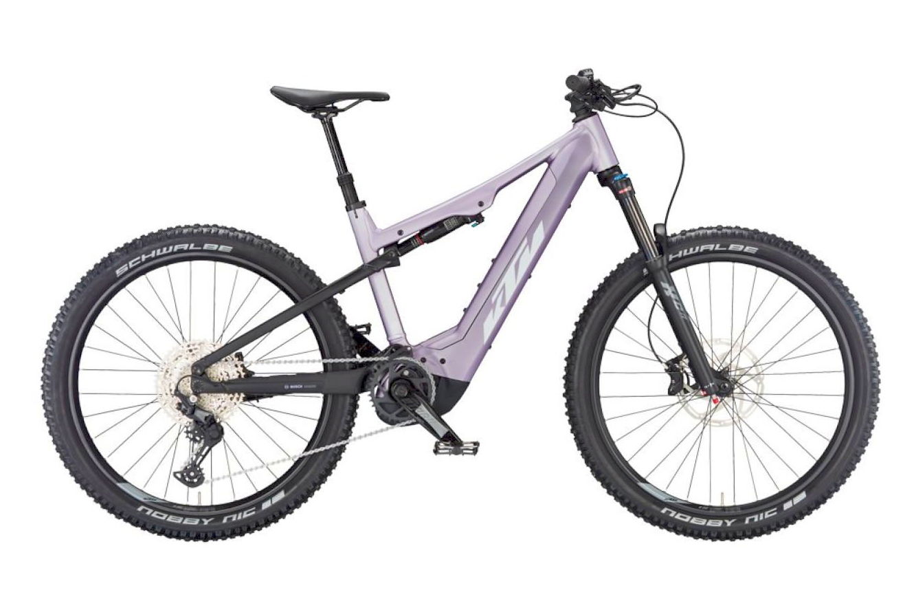 KTM MACINA LYCAN 772 GLORIOUS Diamant lavender matt (black+white+coral), 43 cm (27,5") - M